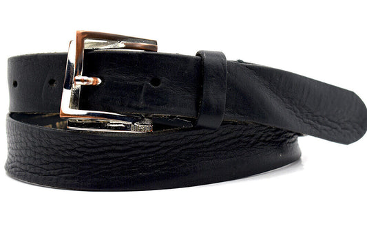 Diesel Womens Belt Vintage Leather Jeans Belt Black Size 34