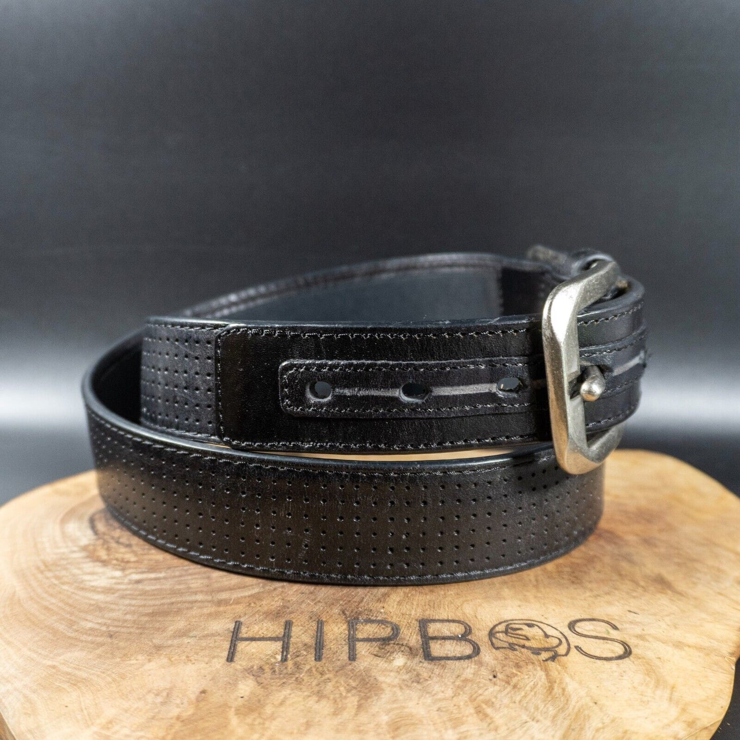 HD Xtreme Work Mens Belt Leather Jeans Belt Black Size 38