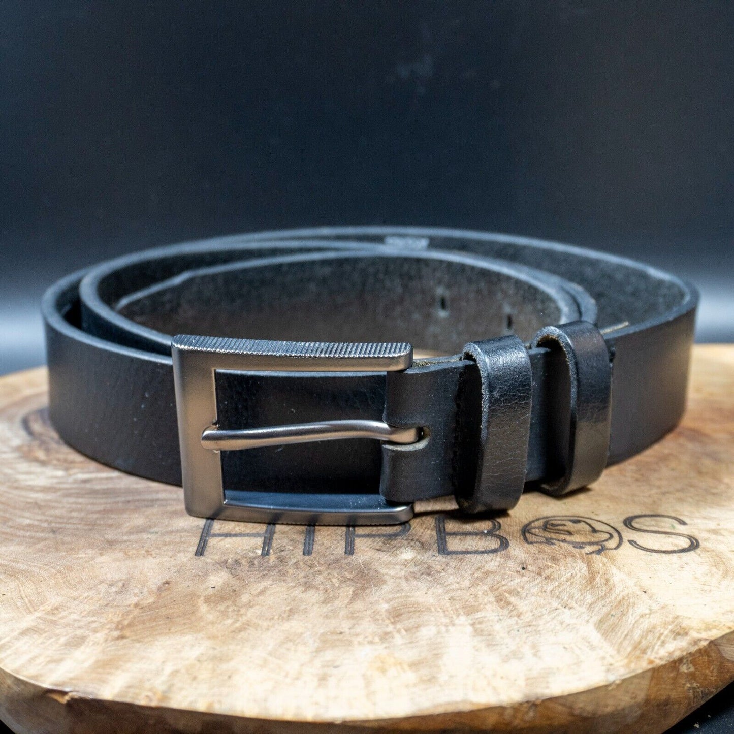 Next Mens Belt Leather Classic Jeans Belt Black Size M (32-34)