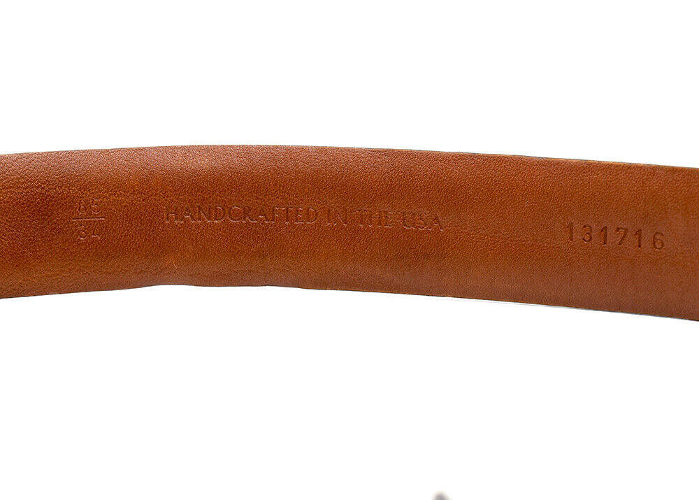 John W Nordstrom Classic Mens Leather Belt Black Size 34