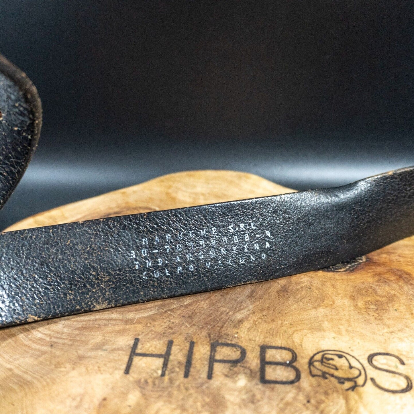 Traruwe Vintage Mens Belt Leather Jeans Belt Brown Size 36