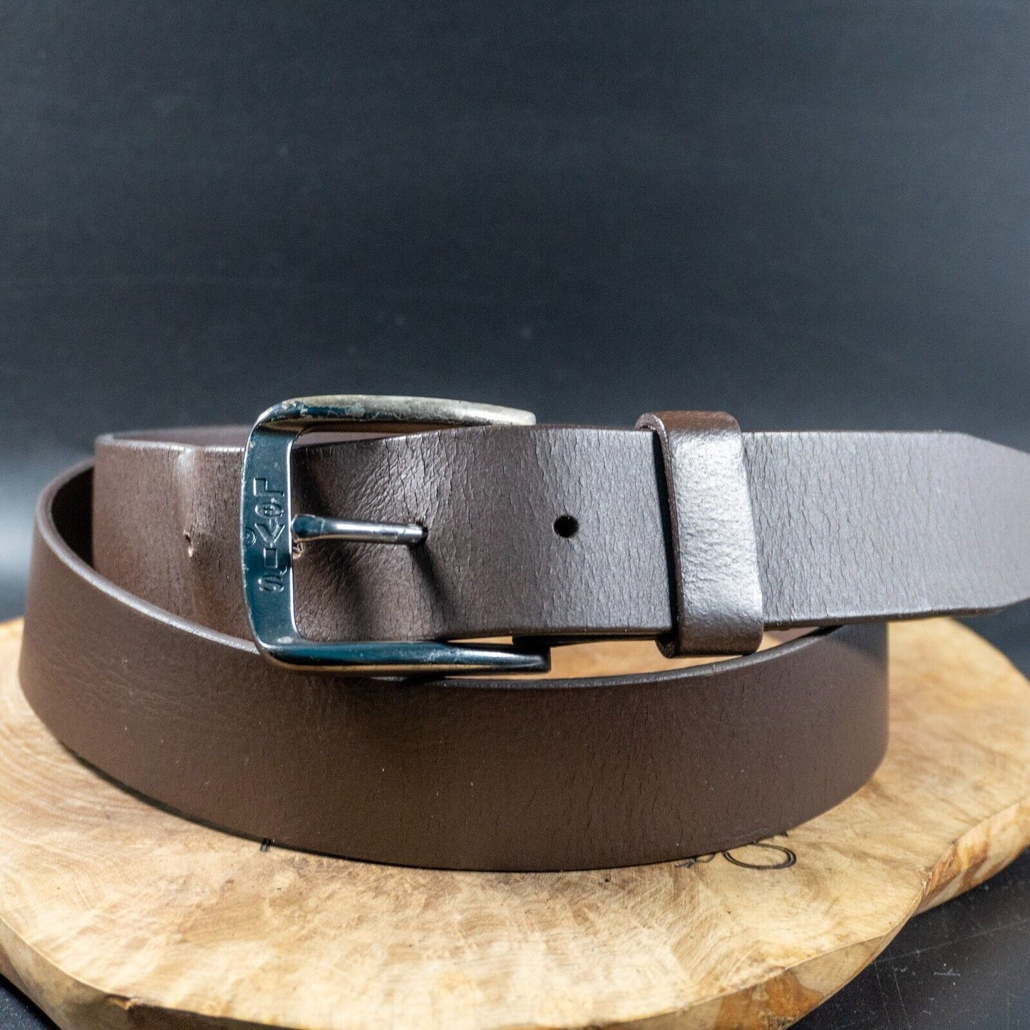Levis Mens Belt Vintage Leather Belt Jeans Leather Belt Brown Size 40