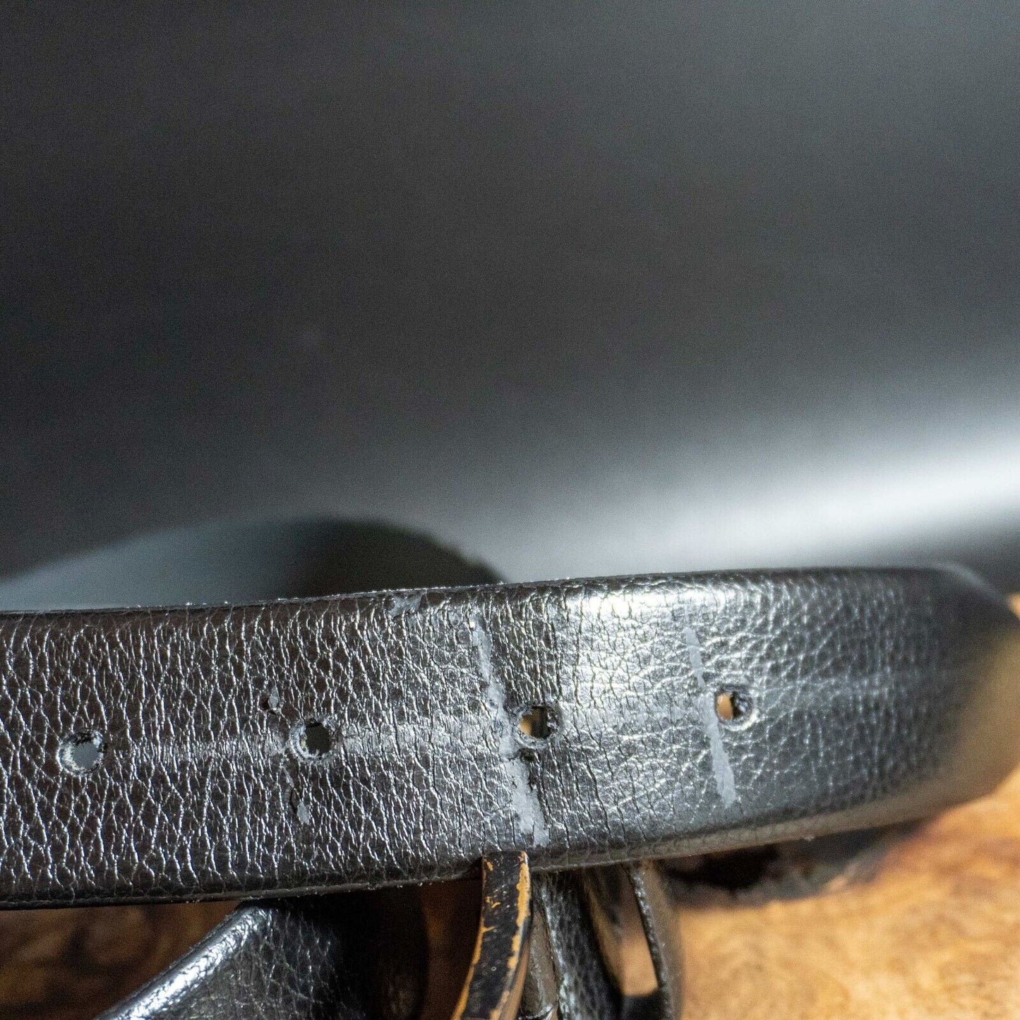 Hugo Boss Mens Belt Elloy Leather Jeans Belt Black Size 32