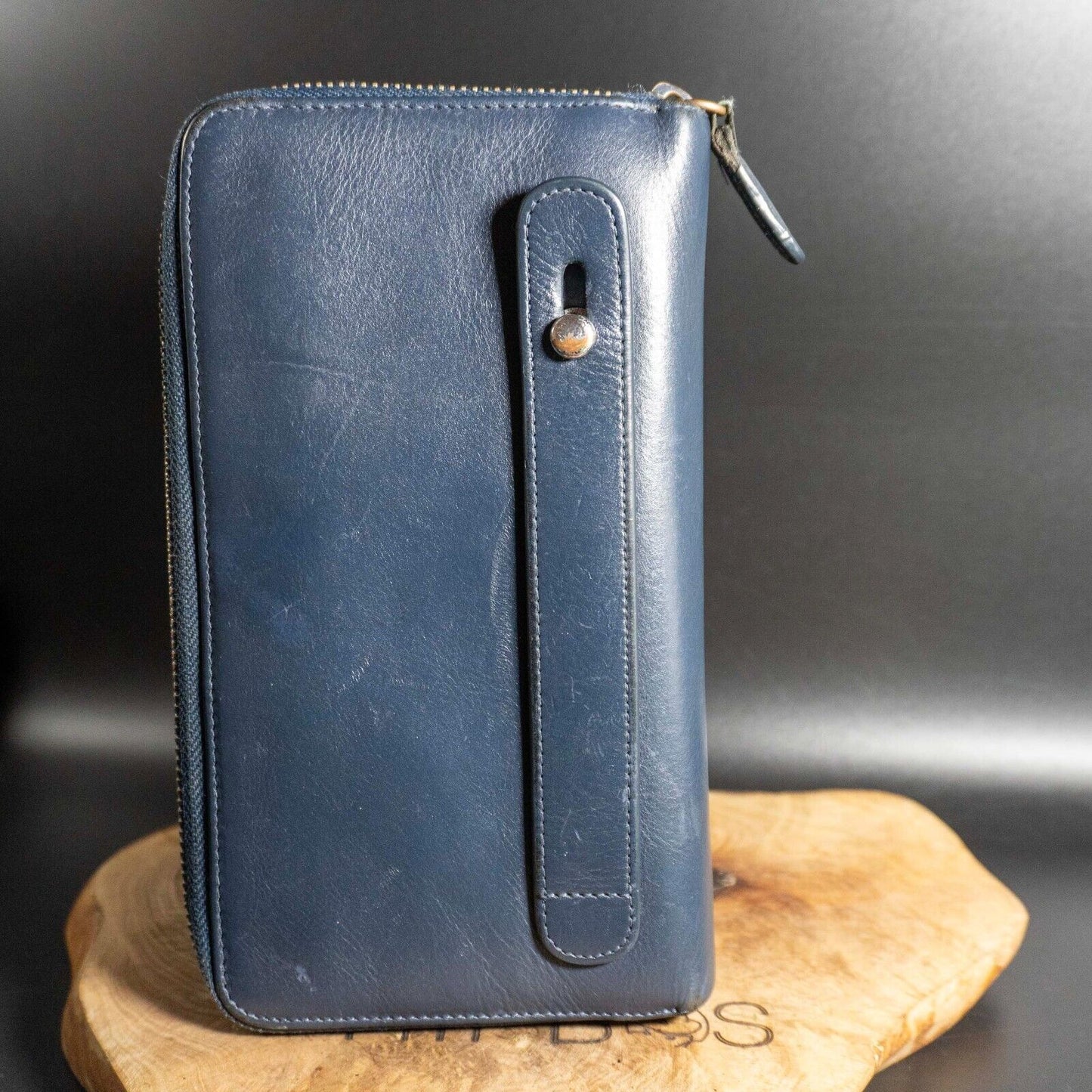 Picard World Traveller Travel Wallet Large Leather Clutch Travel Wallet Blue