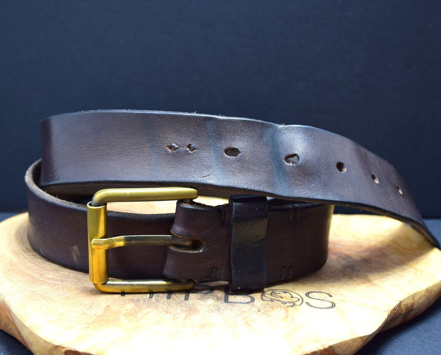 Next Signature Vintage Mens Belt Leather Jeans Belt Brown Size 38