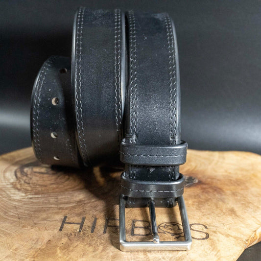 Marks and Spencer Mens Belt M&S Leather Jeans Belt Black Size 34-36