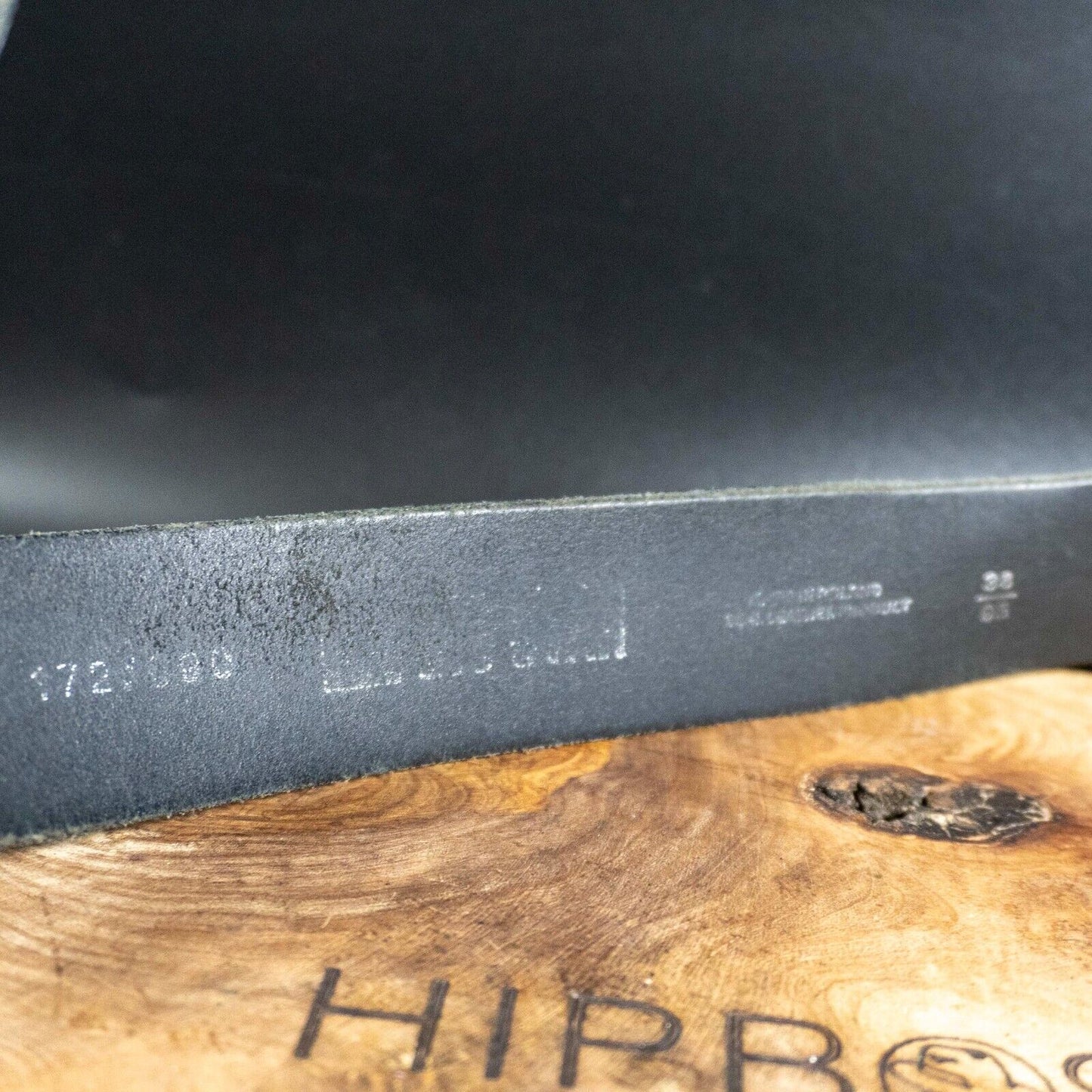 Big StarMens Belt Vintage Leather Jeans Belt Black Size 38