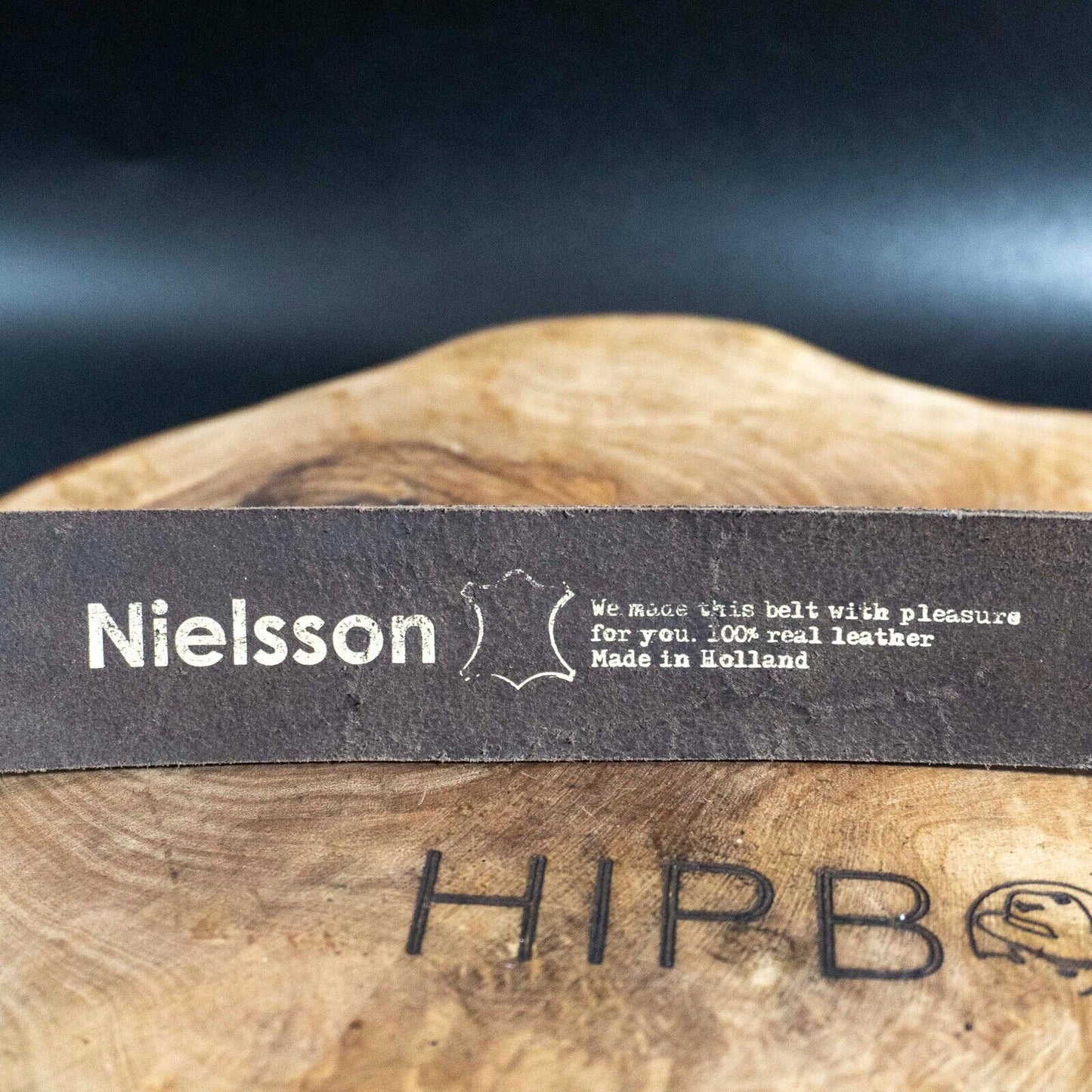 Nielsson Mens Belt Leather Jeans Belt Brown Size 46