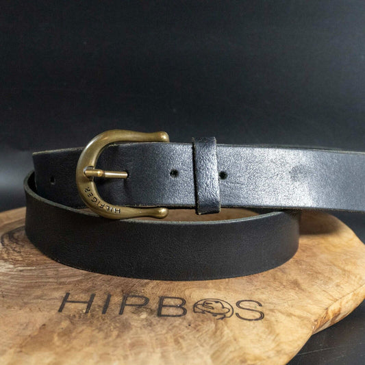 Tommy Hilfiger Mens Belt Vintage Leather Jeans Belt Black Size 36