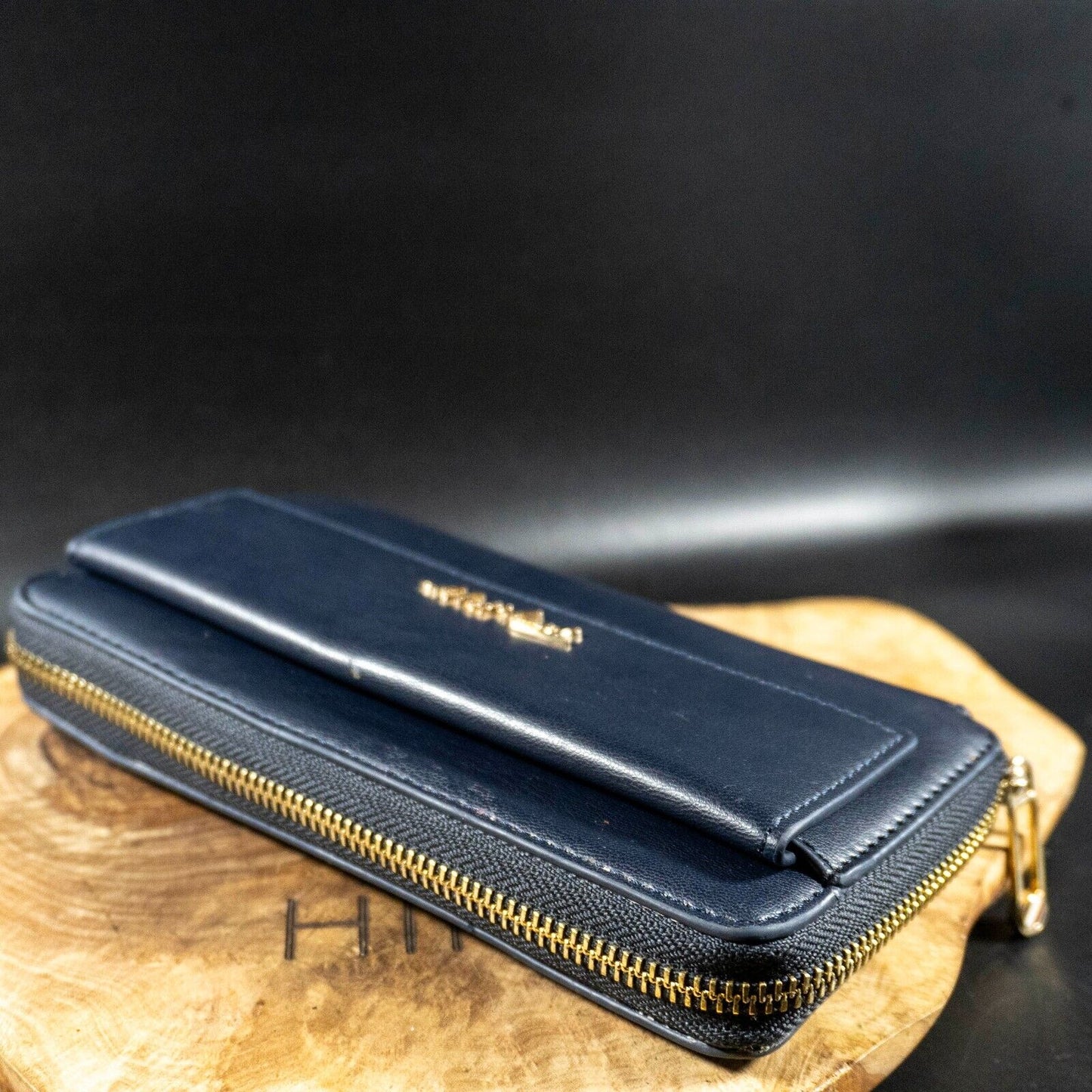 Tommy Hilfiger Wallet Purse Large Zip Around Clutch Wallet Blue