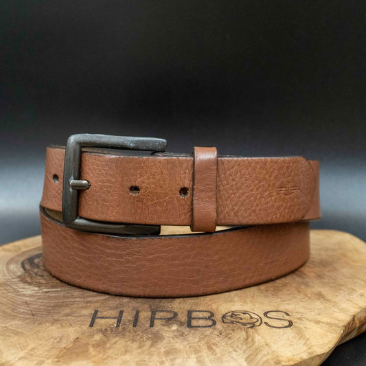 Dockers Mens Belt Vintage Leather Jeans Belt Brown Size 32
