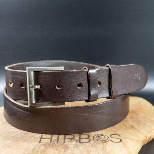 Timberland Mens Belt Vintage Leather Jeans Belt Brown Size XL