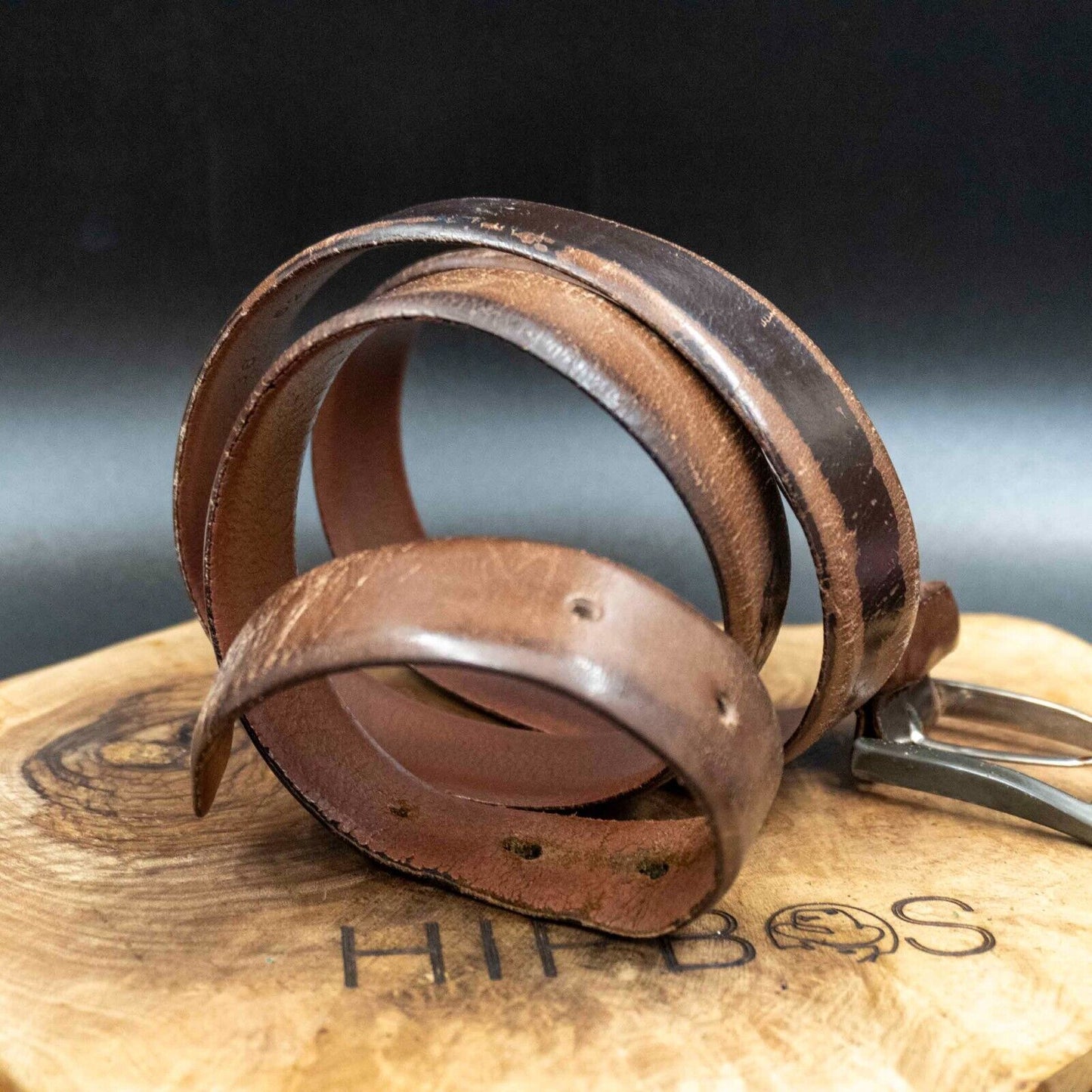 Hugo Boss Mens Belt Vintage Classic Leather Jeans Belt Size 36