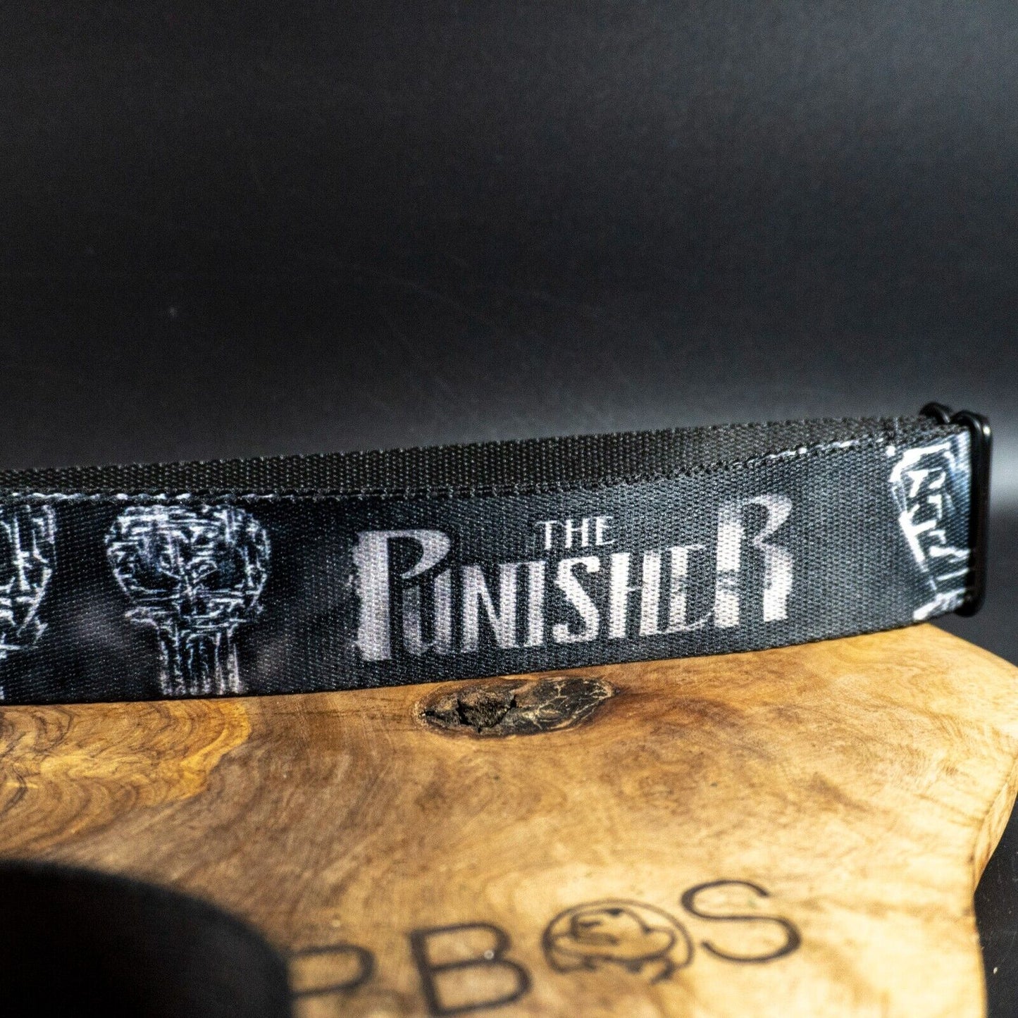 Buckle Down Mens Fabric Webbing The Punisher Seatbelt Belt Size XL
