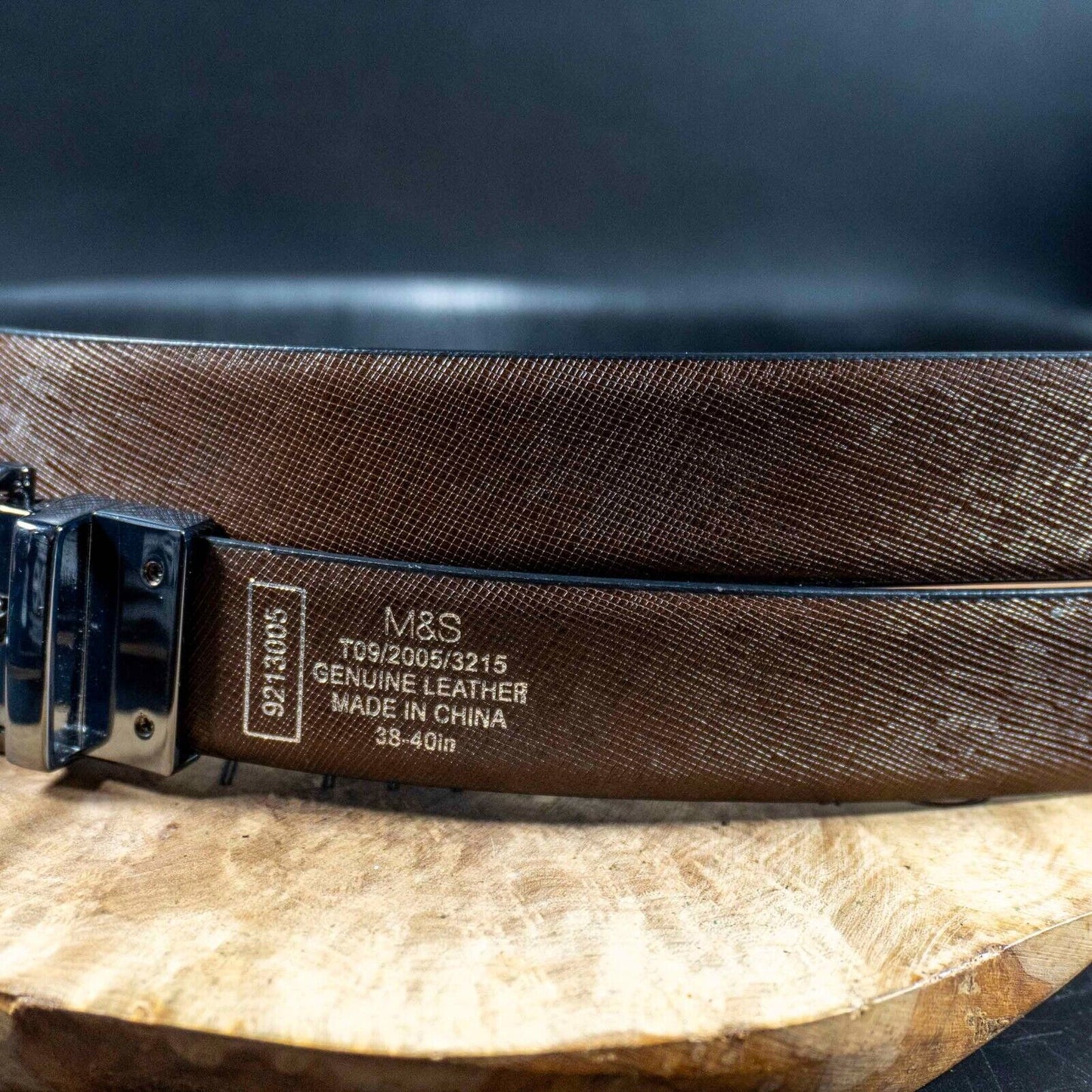 Marks and Spencer Mens Belt Reversible M&S Jeans Belt Black Brown Size 34