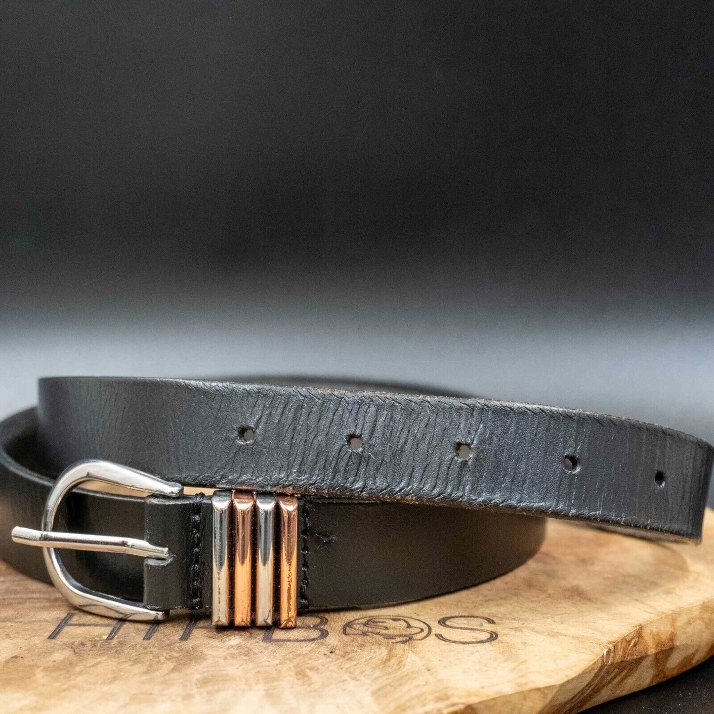 TCM Vintage Womens Belt Leather Jeans Belt Black Size 38