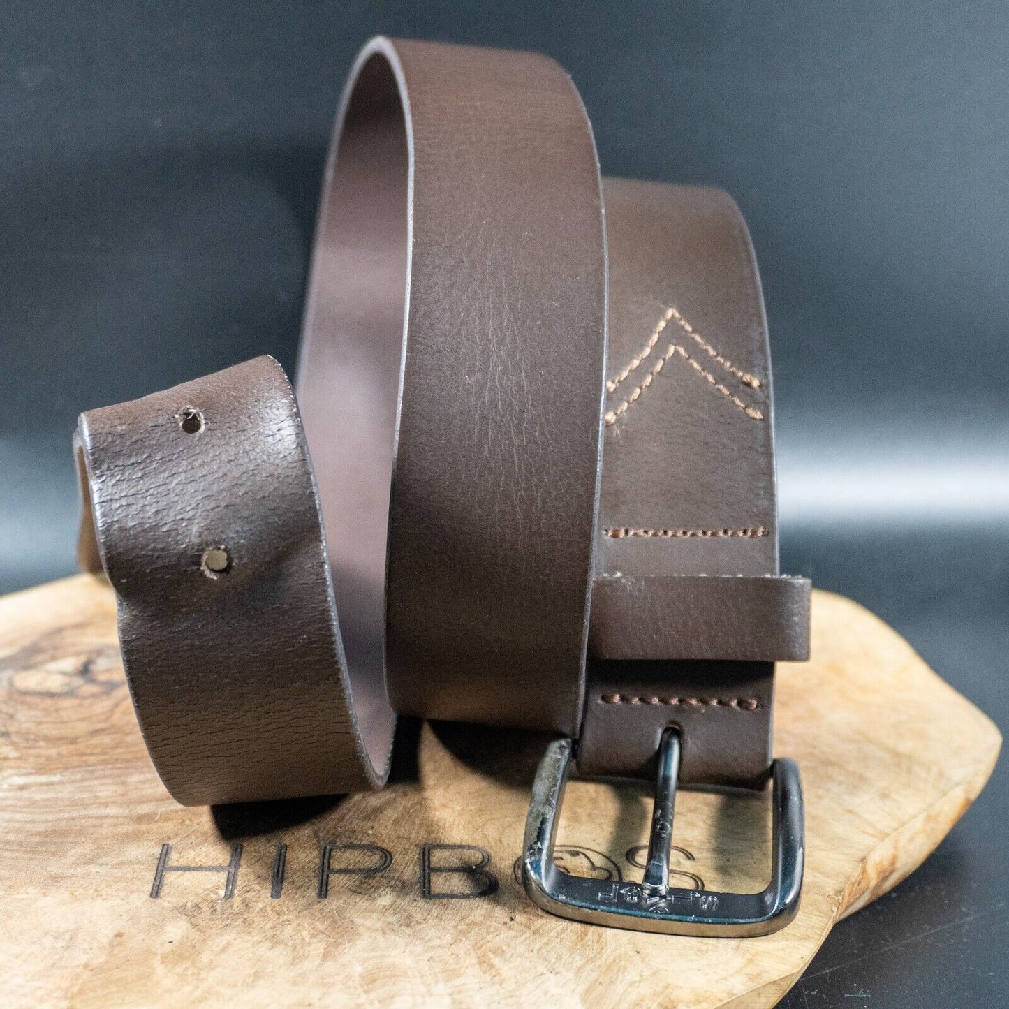 Levis Mens Belt Vintage Leather Belt Jeans Leather Belt Brown Size 40