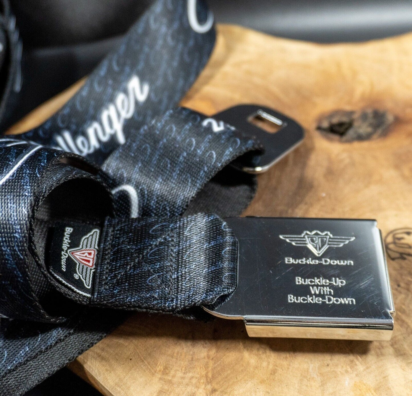 Buckle Down Mens Fabric Webbing Belt Viper SRT Seatbelt Belt Size XL