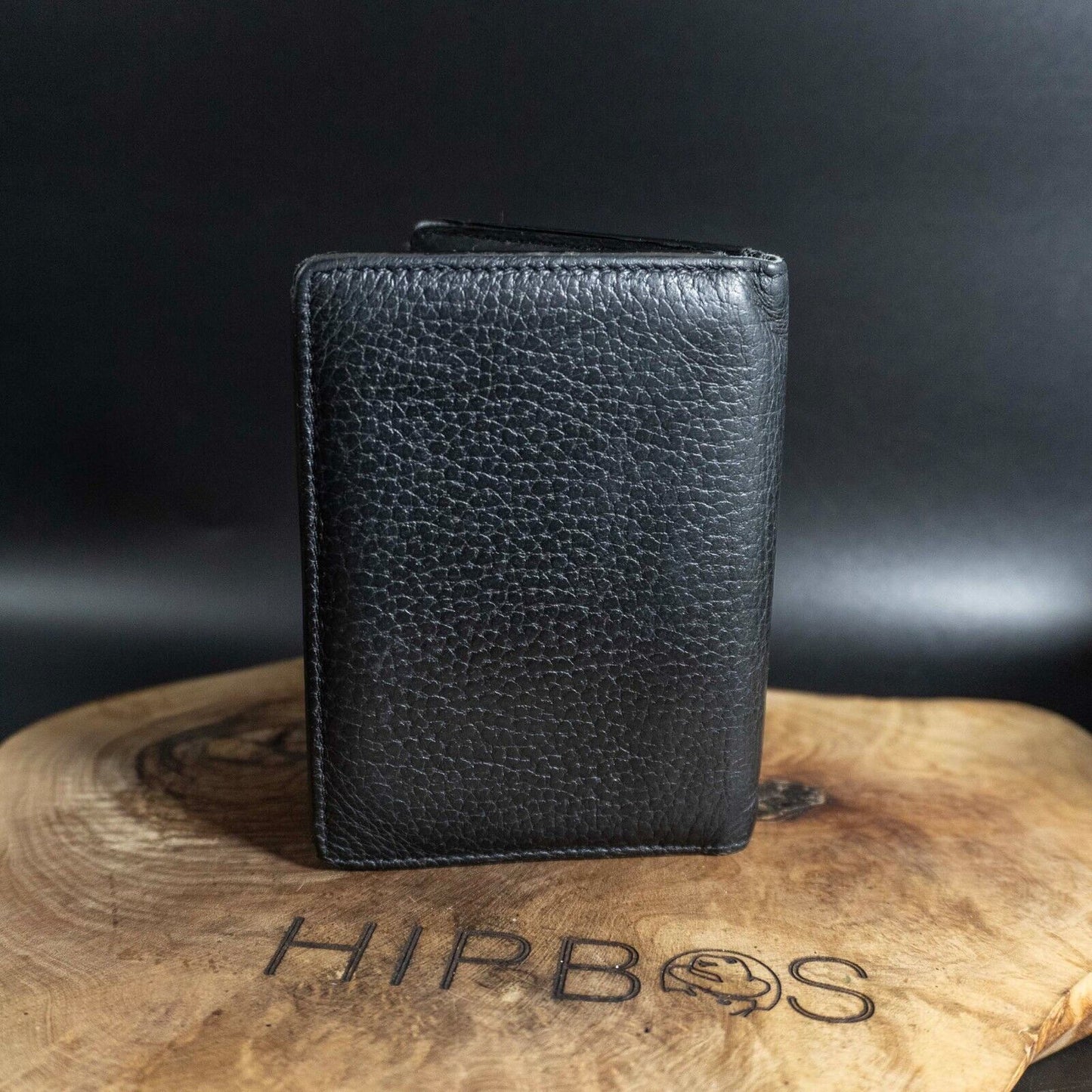 Mulberry Mens Leather Card Wallet Card Holder Authentic Black