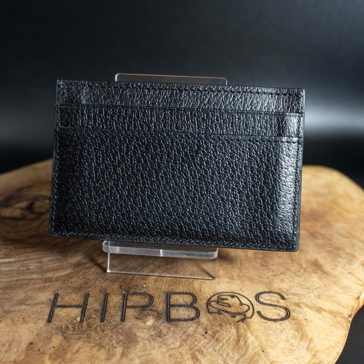 GUCCI Authentic Marmont Leather Card Holder Wallet Case Black