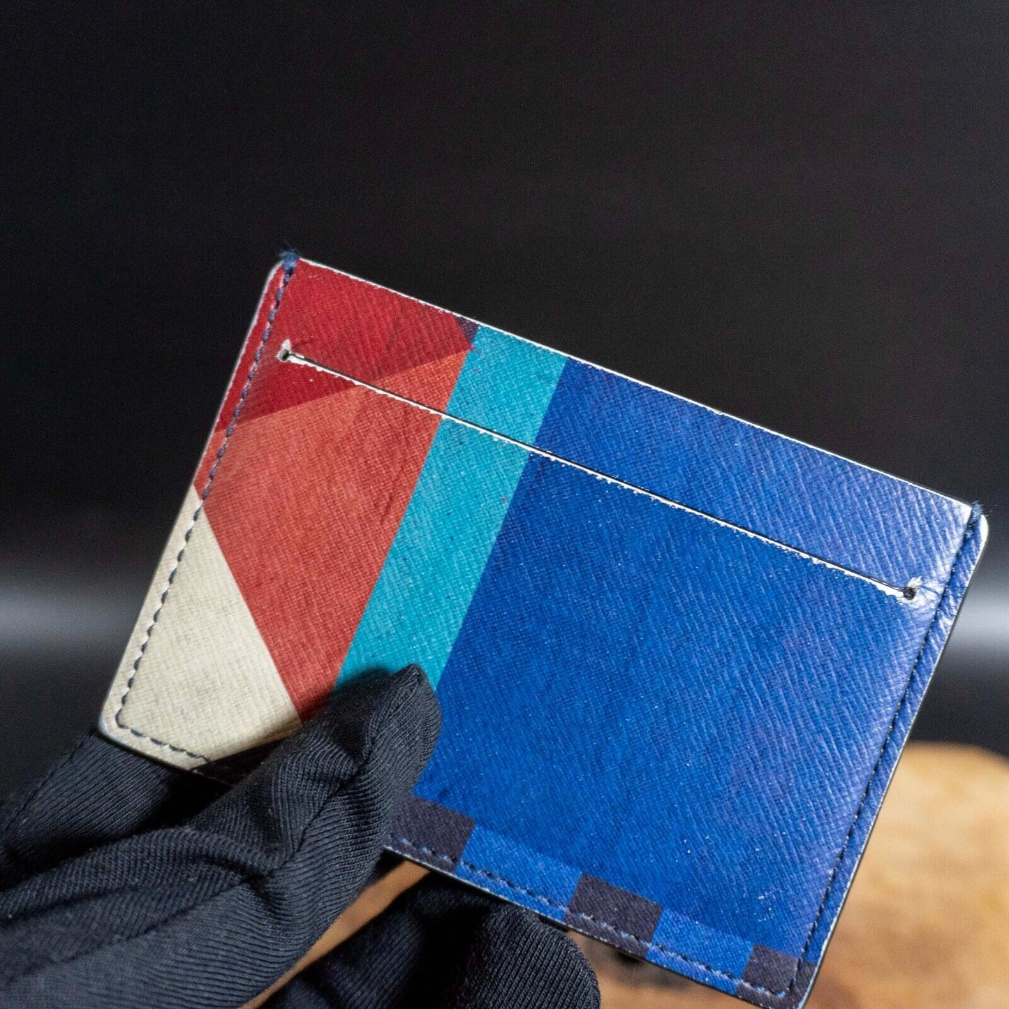 PS Paul Smith Mens Piniginė Odinis Kortelių Laikiklis Piniginė Spalvinga