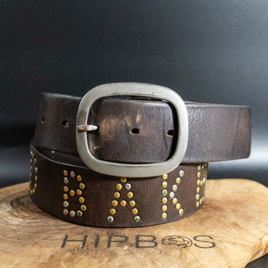 Ted Baker Mens Belt Vintage Belt Leather Jeans Belt Brown Size 32