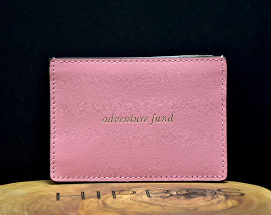 Kate Spade Womens Adventure Fund Leather Card Wallet Holder Case Pink