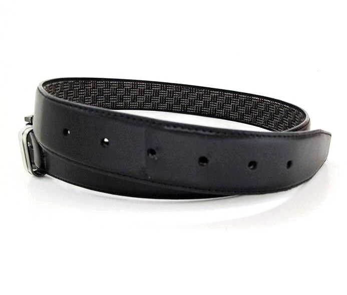 Burton Mens Belt Classic Coated Leather Belt Black Size 30