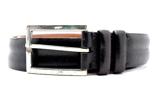 John W Nordstrom Classic Mens Leather Belt Black Size 34