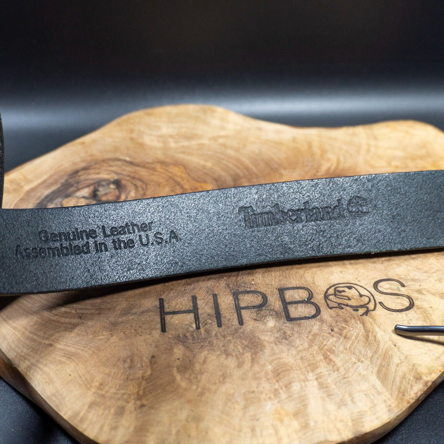 Timberland Mens Belt Classic Leather Jeans Belt Black Size 34