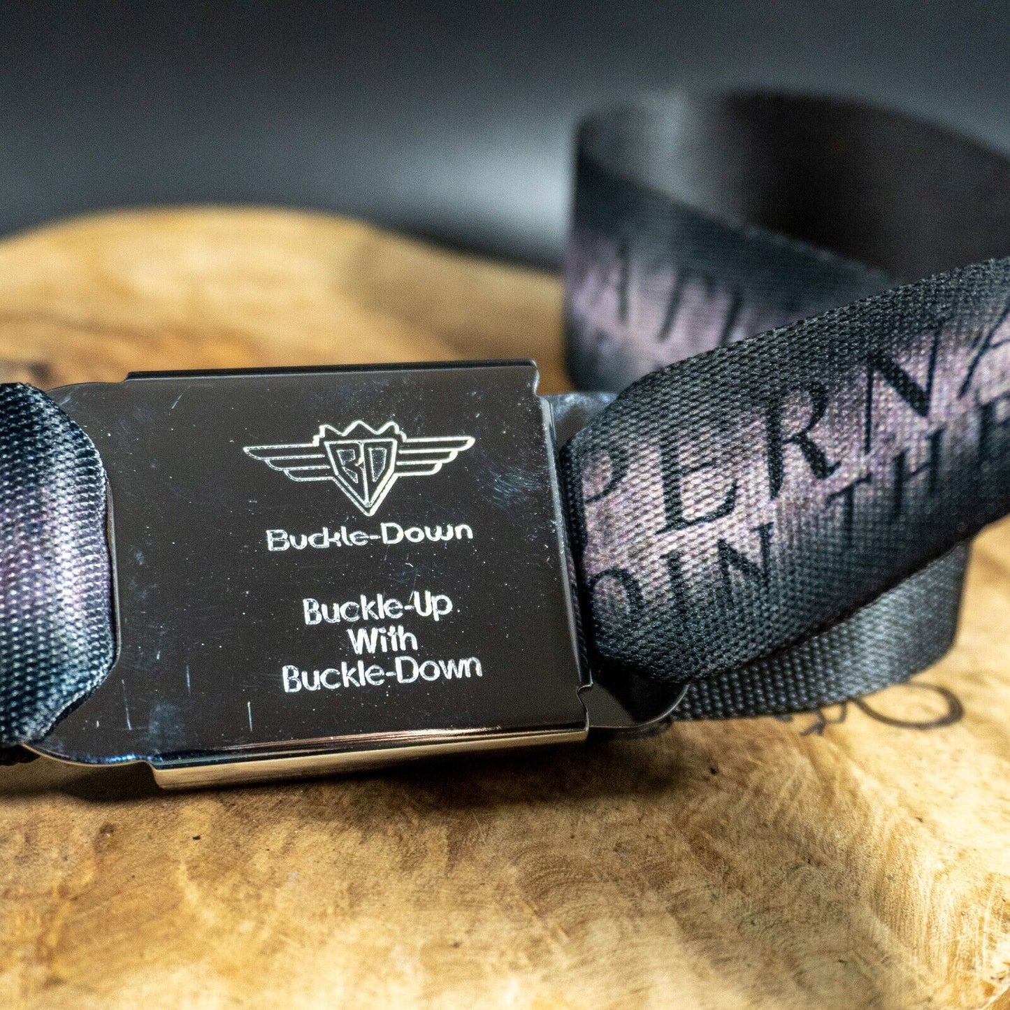 Buckle Down Fabric Webbing Belt Supernatural Logo Seatbelt Belt Regular 24"-38"