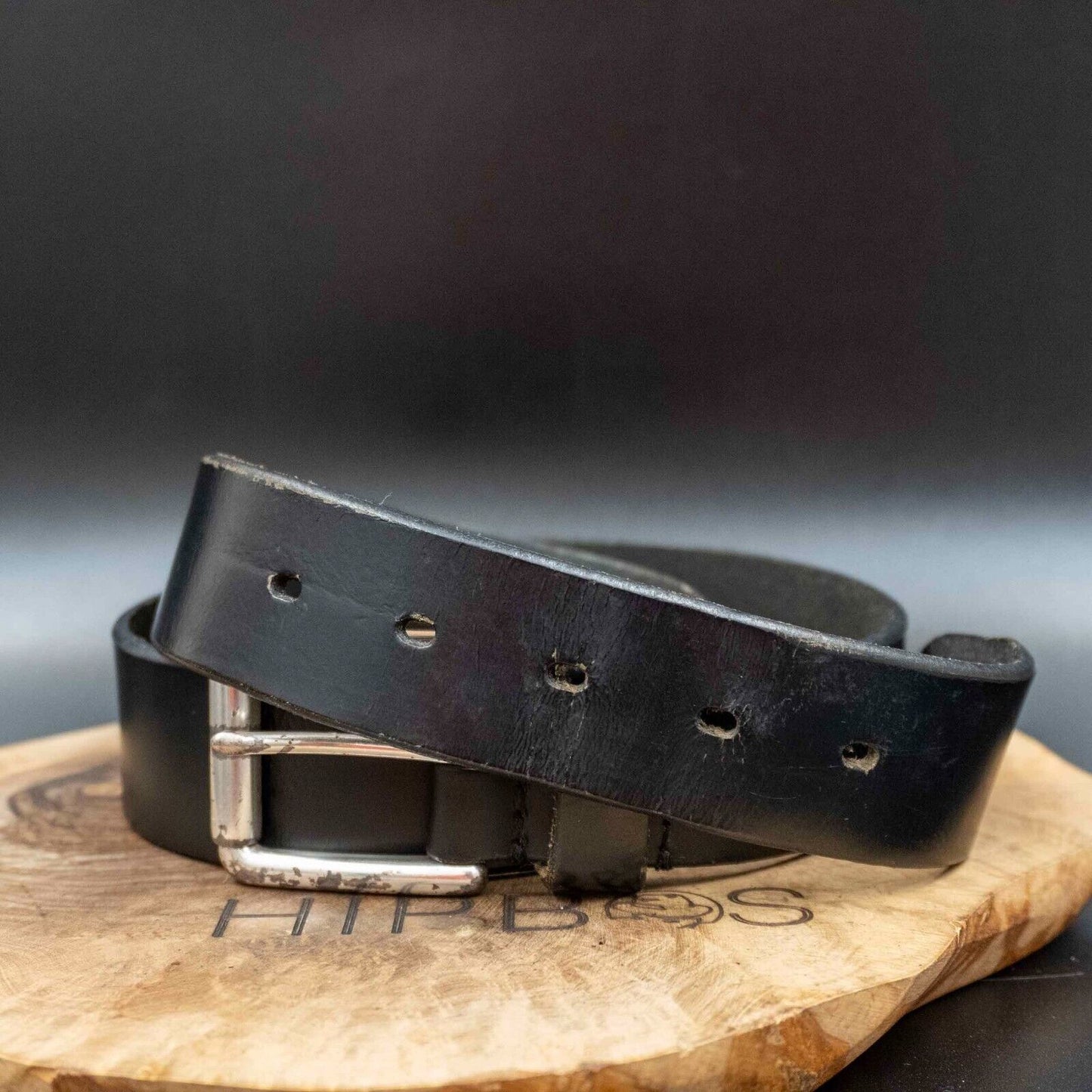 Dockers Mens Belt Vintage Leather Jeans Belt Black Size 32