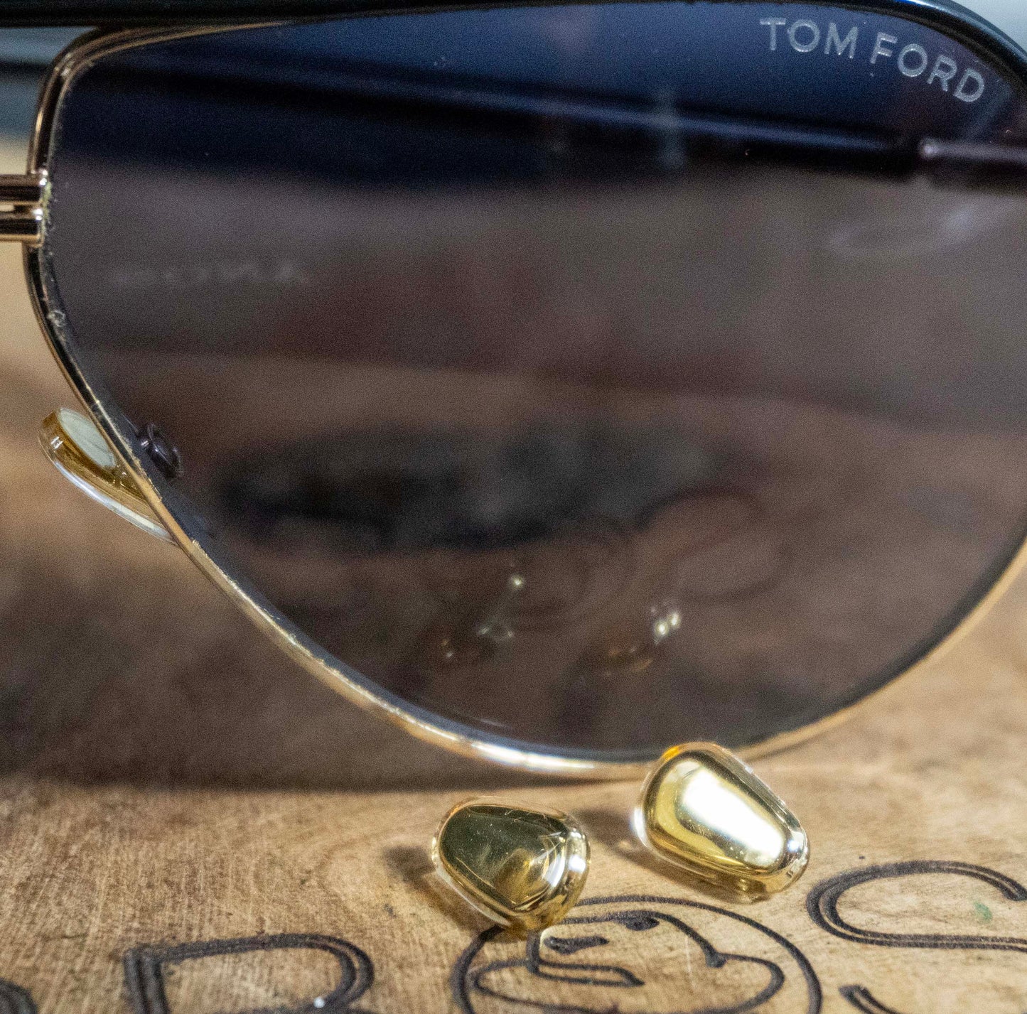 Replacement Nose Pads for Tom Ford Eyeglasses Sunglasses Snap-In Silicone Coat