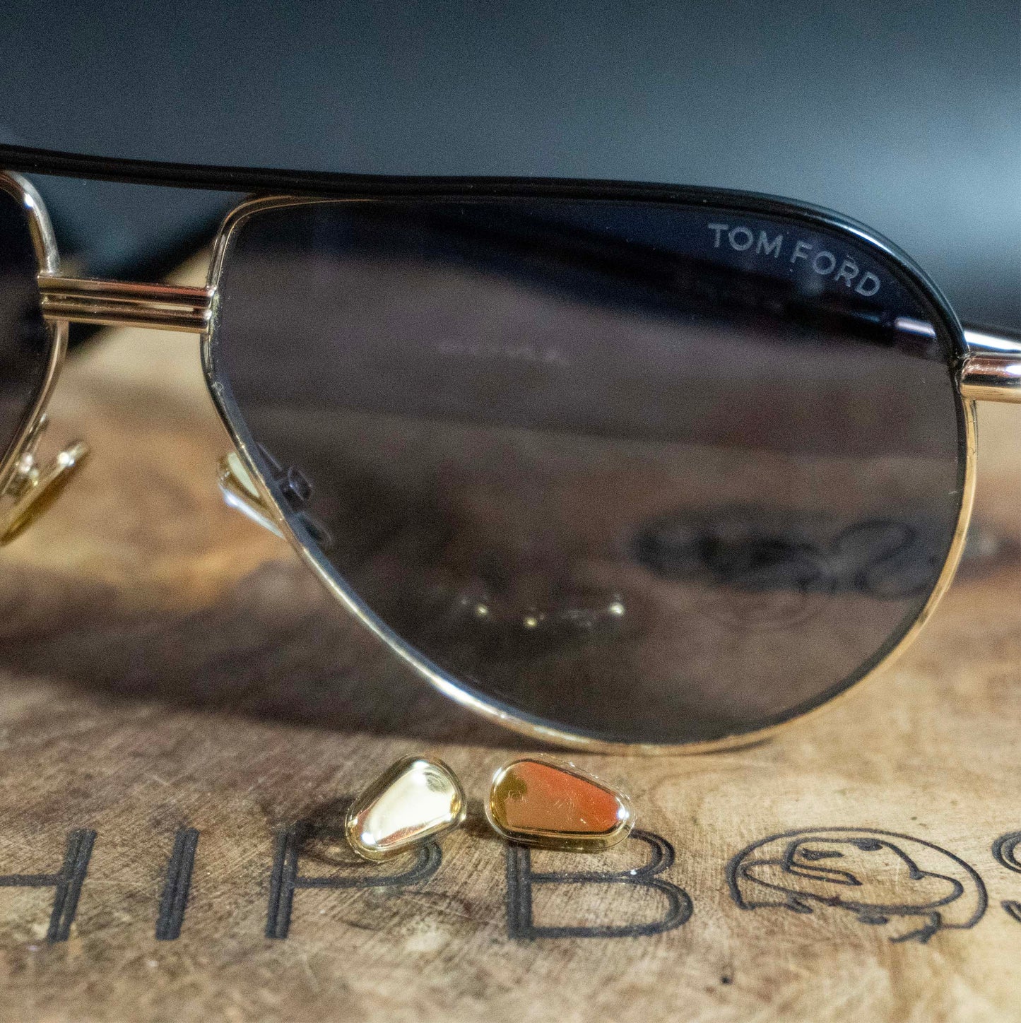 Replacement Nose Pads for Tom Ford Eyeglasses Sunglasses Snap-In Silicone Coat