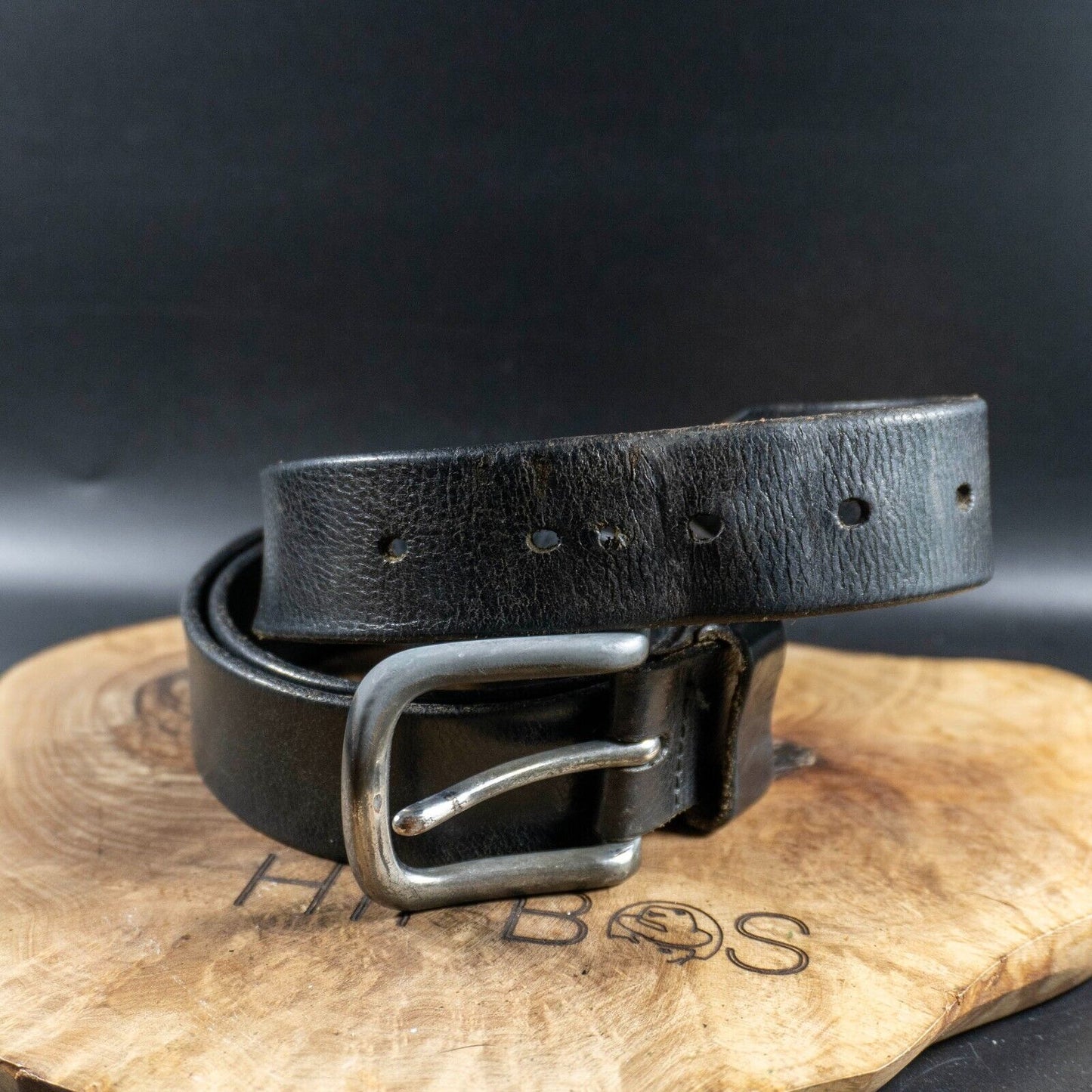 GAP Mens Belt Vintage Leather Jeans Belt Black Size 36