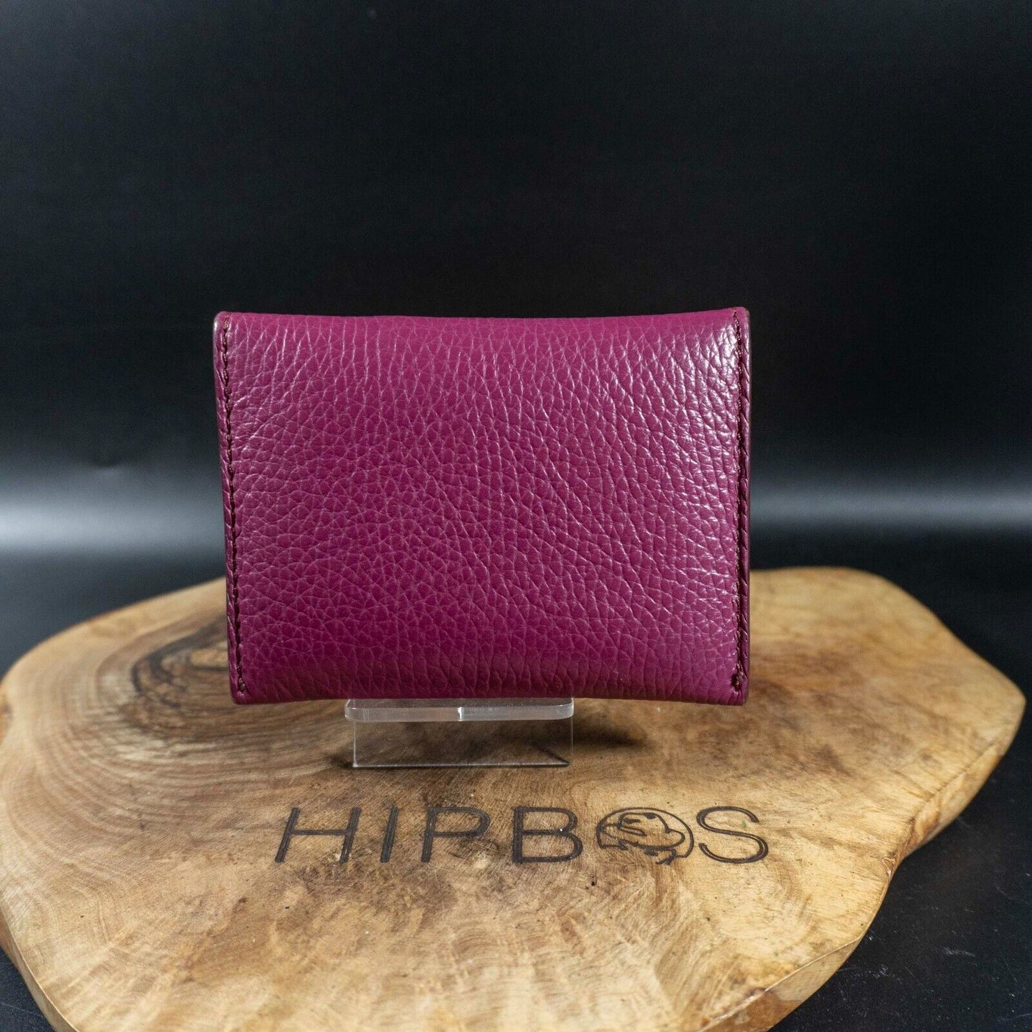 Apachy London Womens Wallet Leather Card Holder Pouch Purple
