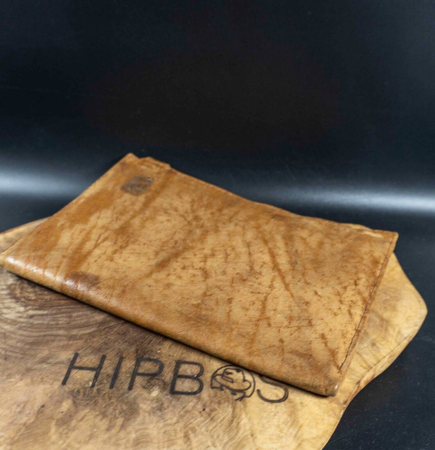 Vintage Handmade Travel Document Wallet Leather Document Pouch Brown