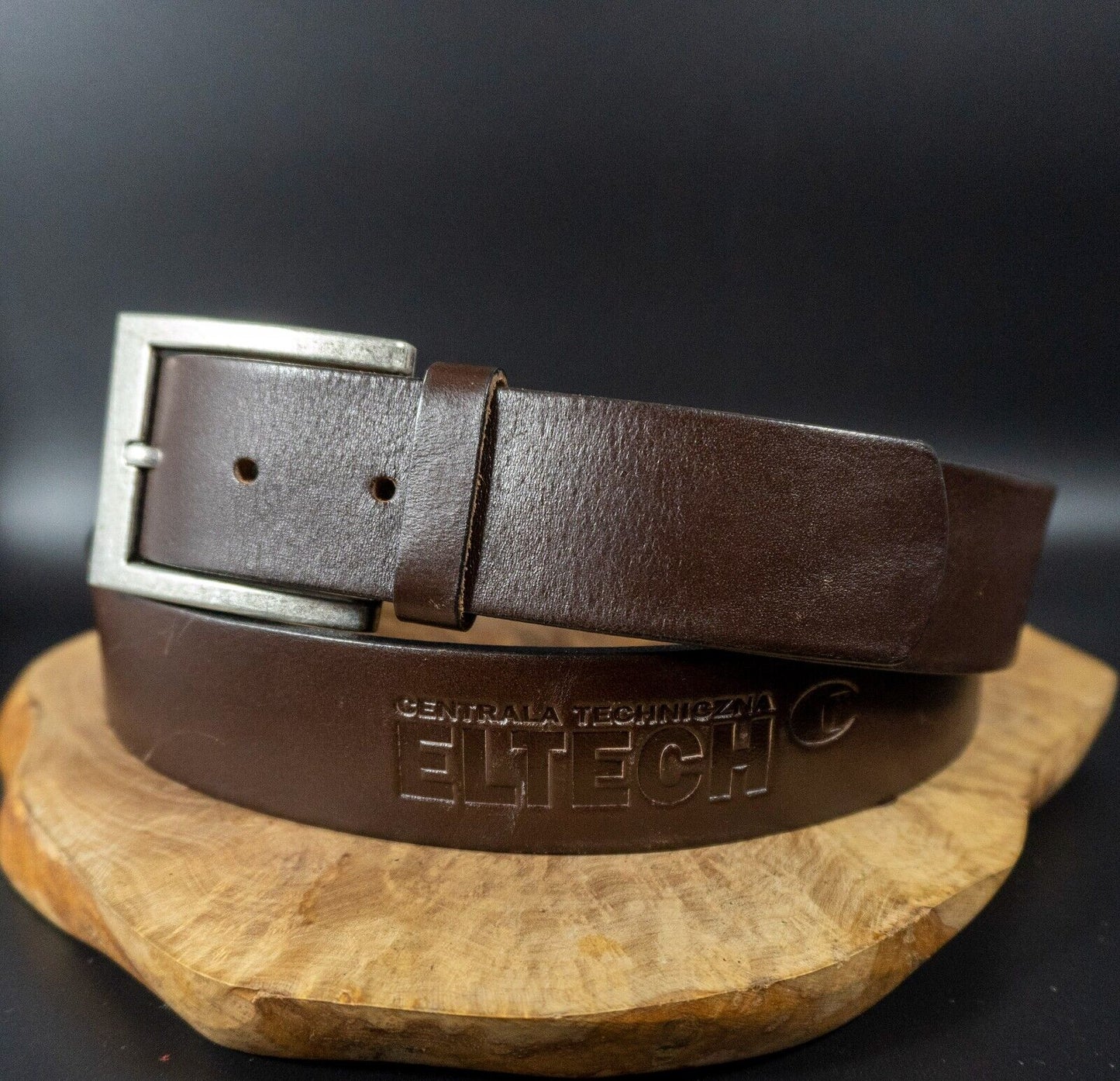 Vintage Mens Belt Vintage Leather Jeans Belt Brown Size 40