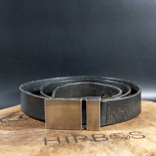 Marks and Spencer Mens Belt Vintage M&S Leather Jeans Belt Black Size 34