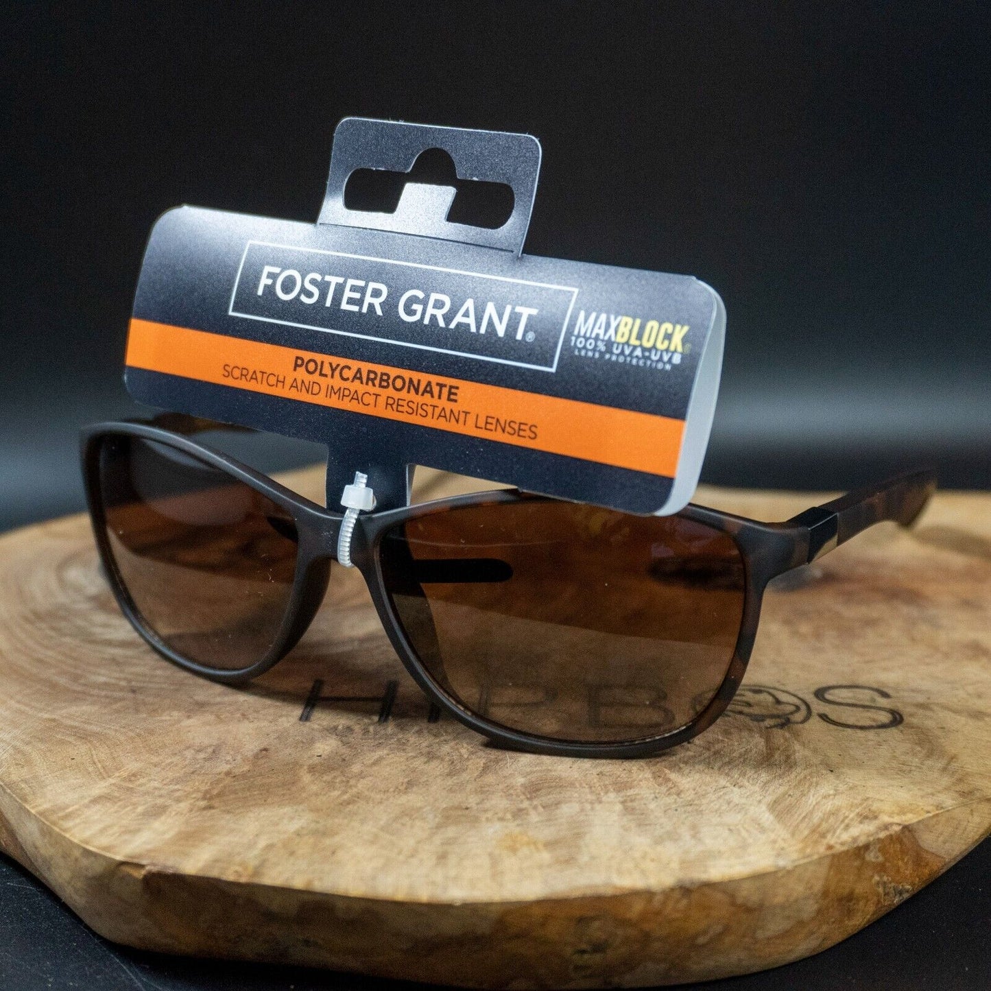 Foster Grant Mens Womens Sunglasses SFGS22121 Brown Frame Brown Gradient Lenses - VintageThing