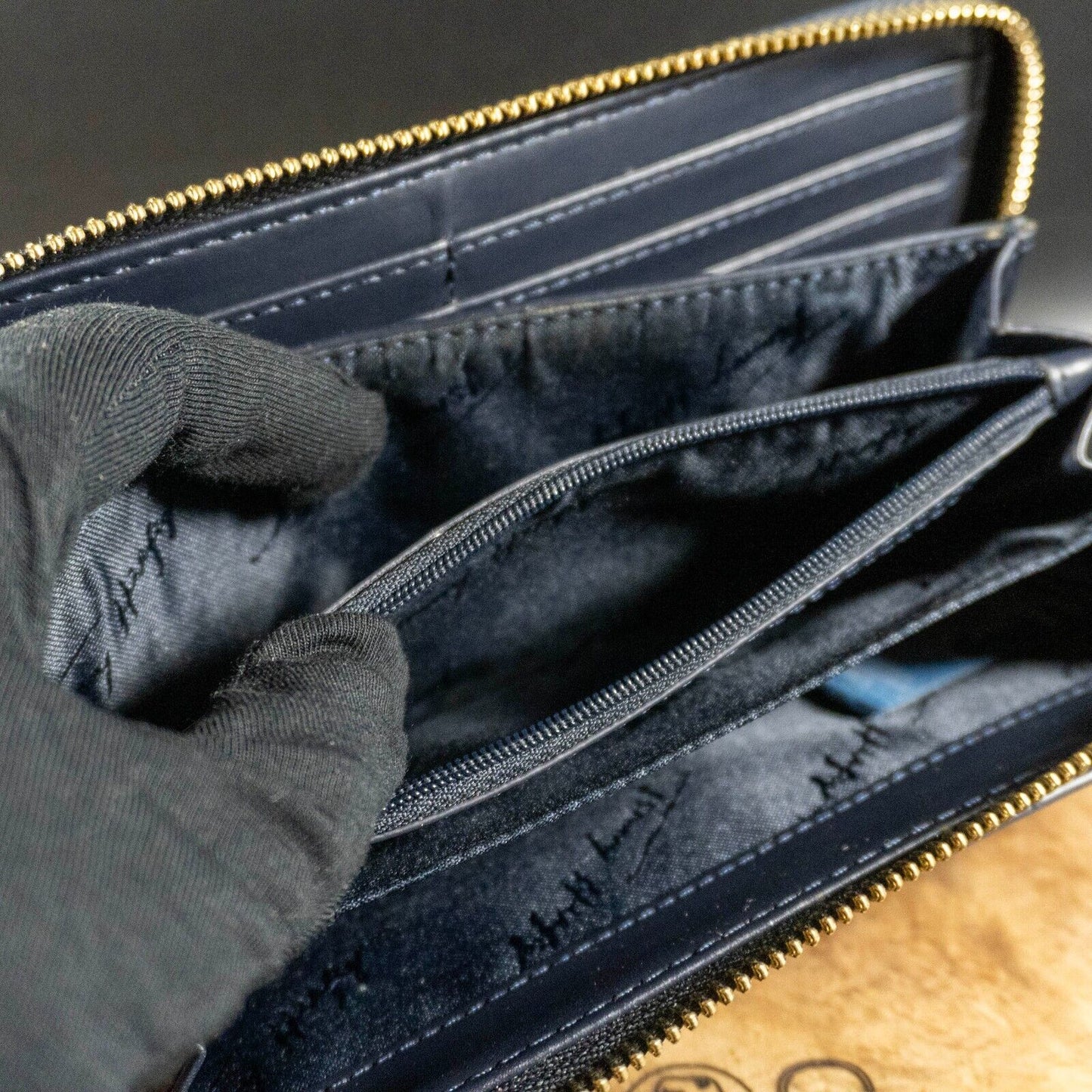 Tommy Hilfiger Wallet Purse Large Zip Around Clutch Wallet Blue