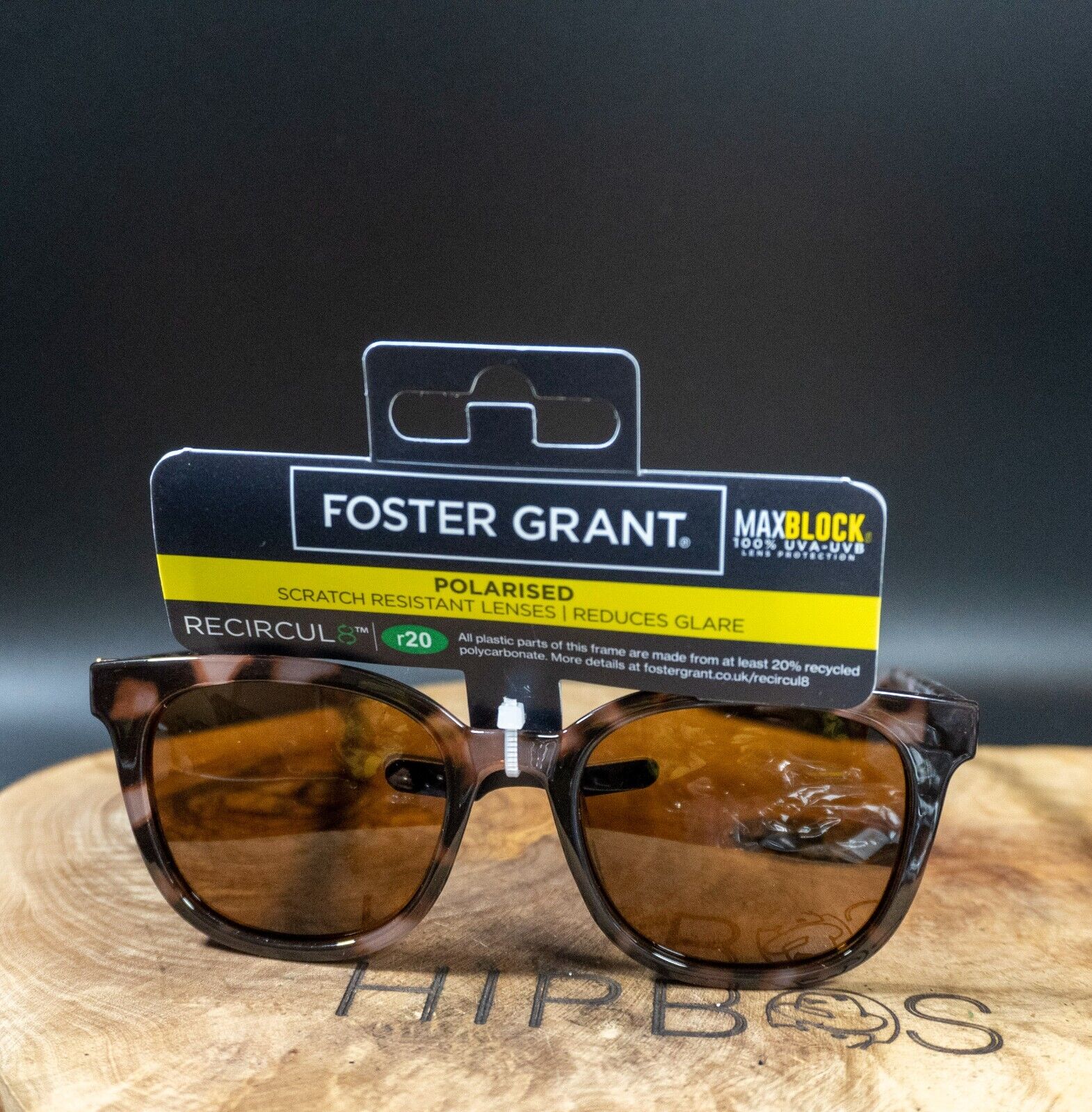 Foster Grant Womens Sunglasses SFGP22131 Brown Frame Polarised Brown Lenses - VintageThing