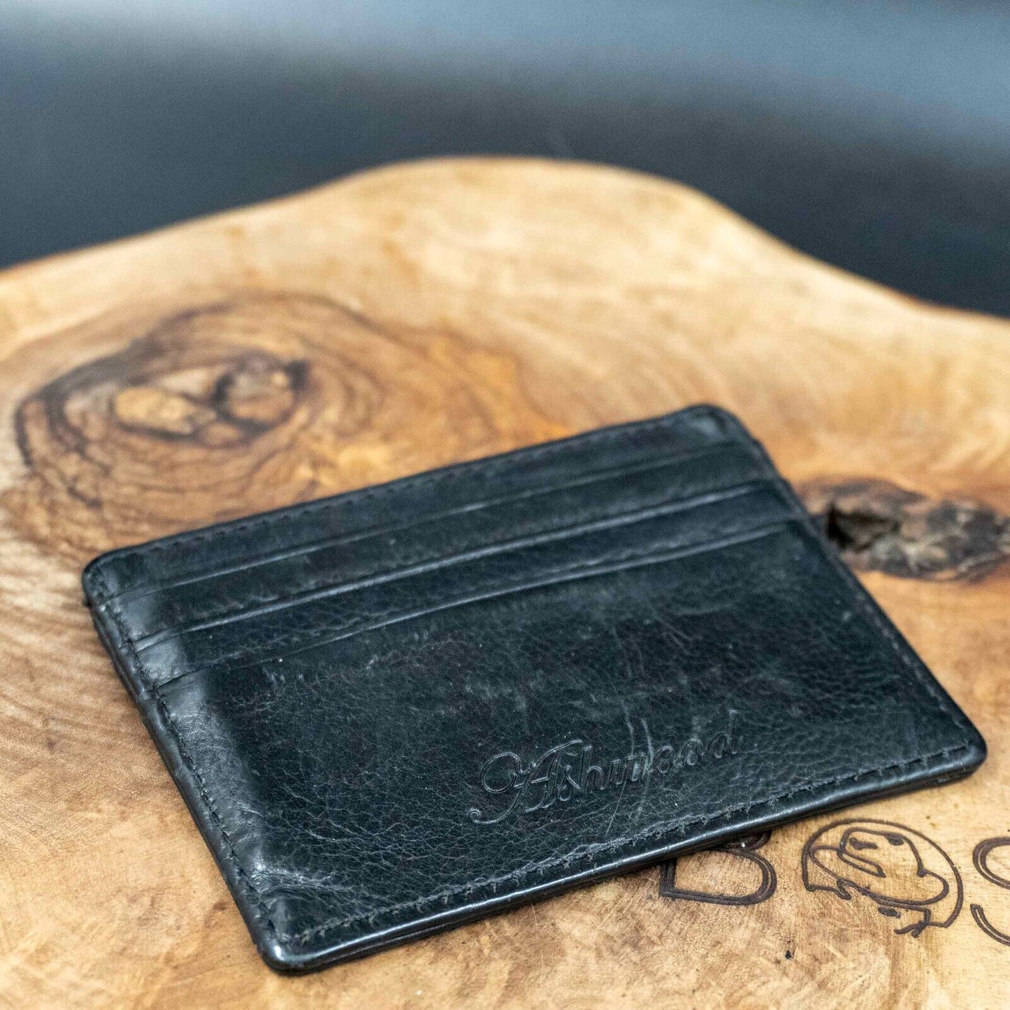 Ashwood Mens Card Holder Leather Card Wallet Black