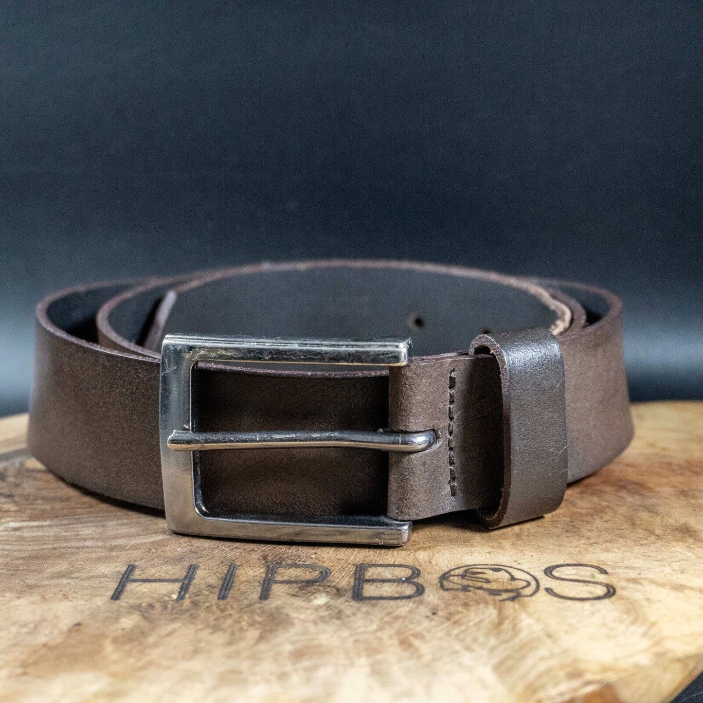 Levis Mens Belt Vintage Leather Belt Jeans Leather Belt Brown Size 38