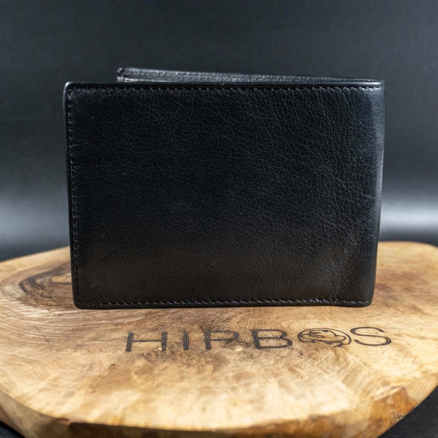 Timberland Mens Bifold Wallet Leather Card Wallet Black