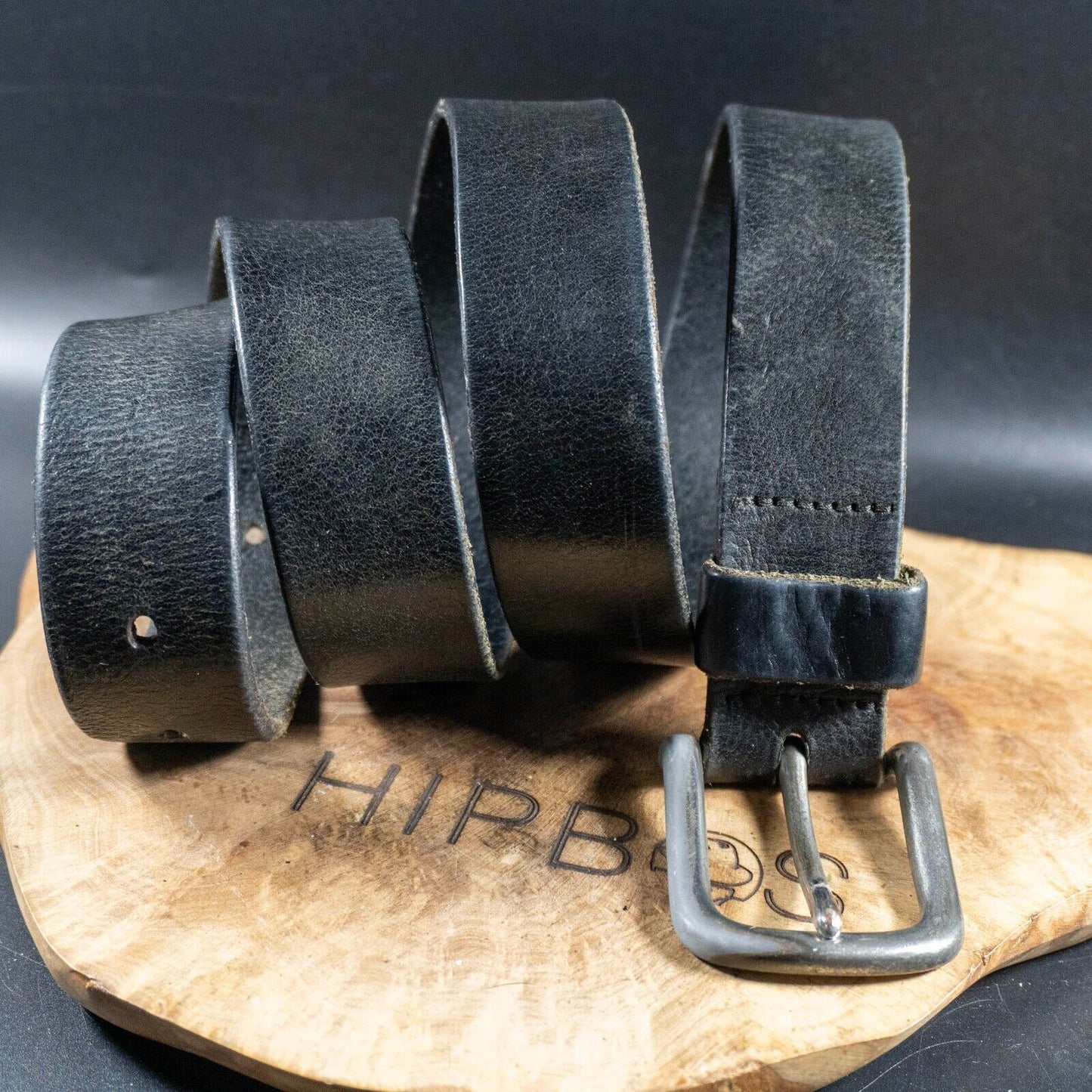 GAP Mens Belt Vintage Leather Jeans Belt Black Size 36