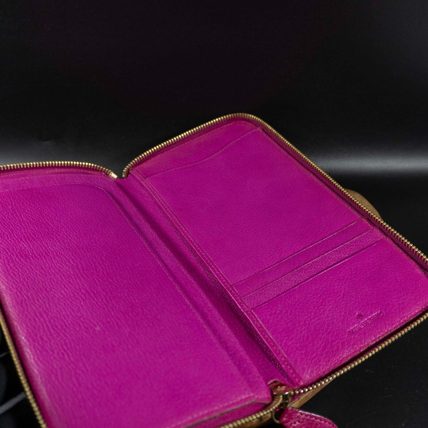 Mulberry Travel Wallet Zip Around Leather Travel Wallet Mulberry Pink