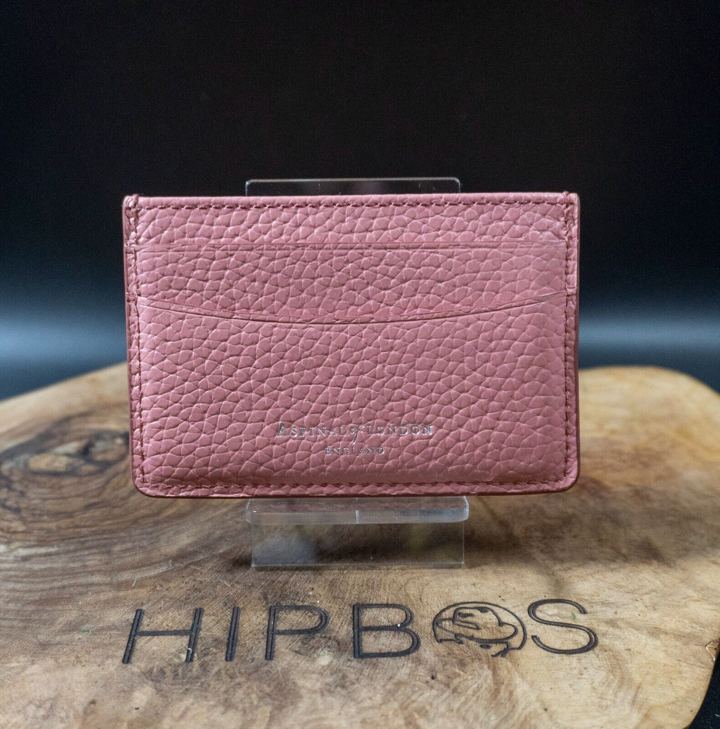 Aspinal of London Womens Wallet Leather Card Holder Wallet Pink