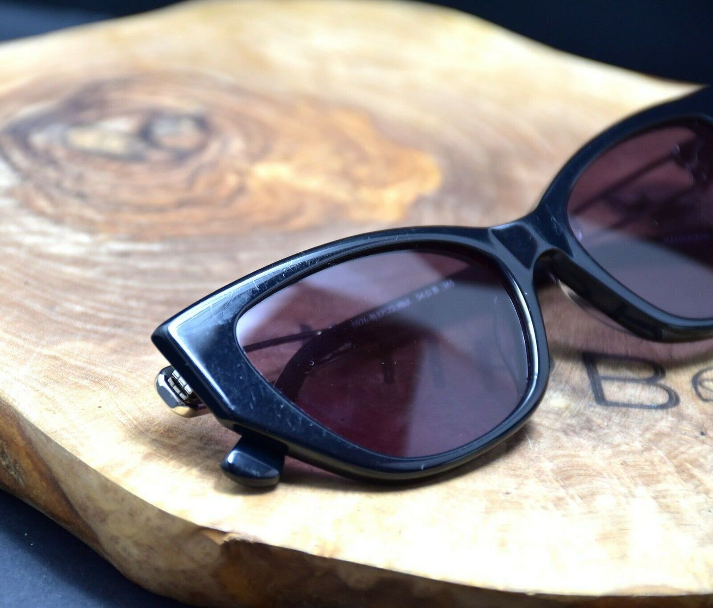 EPOKHE Wire Womens Sunglasses Handmade Acetate Sunglasses Black Frame - VintageThing