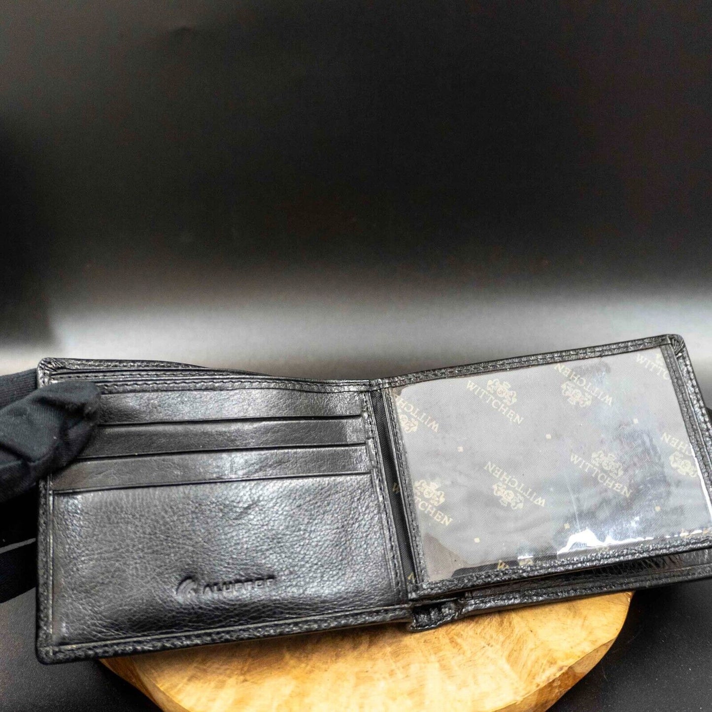 Wittchen Mens Wallet Leather Bifold Card Holder Wallet Card Wallet Black